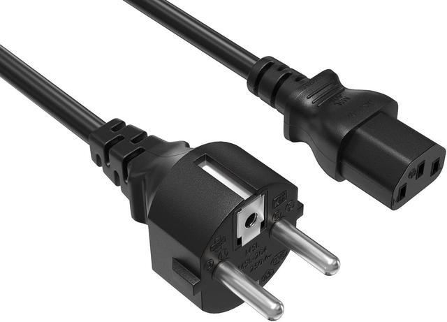 Main image of Cable Leader 6 ft 18 AWG European Schuko Power Cord CEE 7/7 to IEC320 C13
