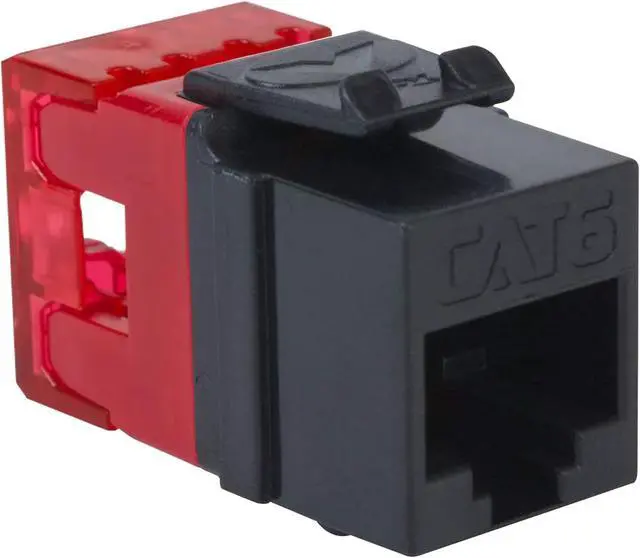 Alt view image 3 of 3 - ICC Category 6 HD modular connector MODULE, CAT 6, HD, BLACK