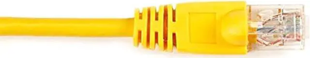 Alt view image 9 of 10 - Black Box CAT6PC-015-YL CAT6 250-MHz Stranded Ethernet Patch Cable - Unshielded, PVC, Snagless Boot, Yellow, 15 ft.