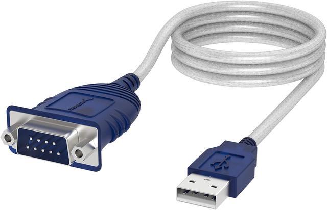 Alt view image 18 of 17 - SABRENT USB 2.0 to Serial (9-Pin) DB-9 RS-232 Converter Cable, Prolific Chipset, HEXNUTS, [Windows 10/8.1/8/7/VISTA/XP, Mac OS X 10.6 and Above] 6-Feet (CB-9P6F)
