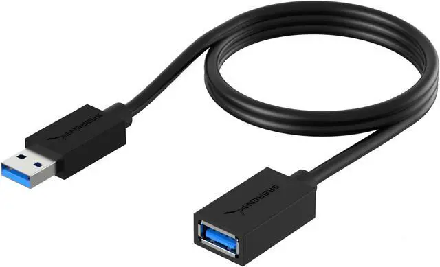 Alt view image 11 of 11 - SABRENT CB-3030 3 ft. Black 22AWG USB 3.0 Extension Cable - A-Male to A-Female