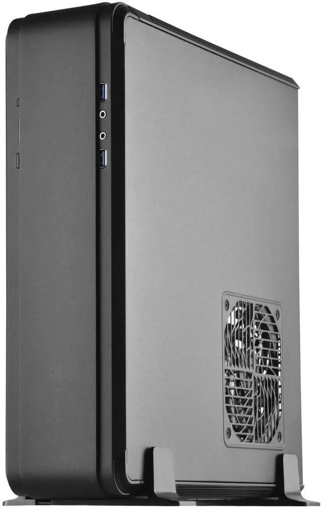 Alt view image 2 of 8 - silverstone ftz01b-e aluminum unibody mini-itx small form factor computer case with atx support in black ftz01b-e-x