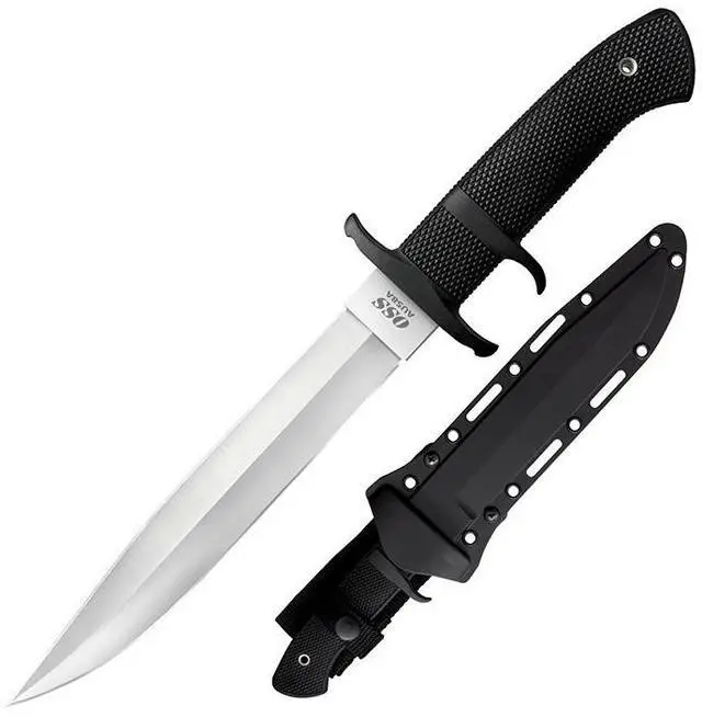 Alt view image 16 of 16 - Cold Steel OSS Fixed Blade 8.25 in Plain Kraton Handle