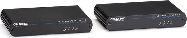 Alt view image 4 of 4 - Black Box KVM Extender - DVI-D USB 2.0 Single-Access CATx