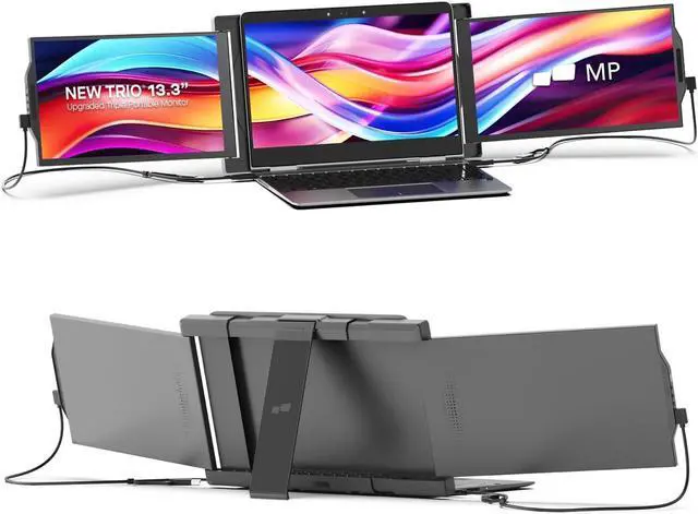 Alt view image 6 of 13 - Mobile Pixels - TRIO 2.0 13.3" LCD Monitor - Black (101-1003P04)