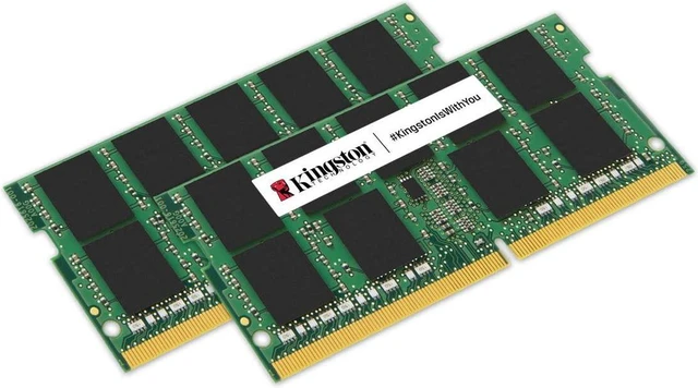 Alt view image 2 of 2 - Kingston - DDR5 - kit - 64 GB: 2 x 32 GB - SO-DIMM 262-pin - 5200 MHz / PC5-41600 - CL42 - 1.1 V - unbuffered - non-ECC