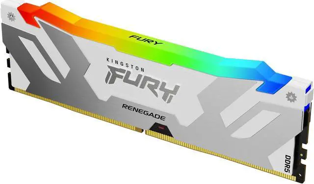 Alt view image 11 of 11 - Kingston 32GB 6000MT/s DDR5 CL32 DIMM FURY Renegade RGB White XMP