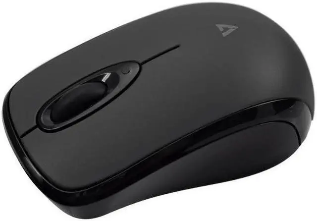 Alt view image 11 of 11 - V7 Bluetooth 5.2 Compact Mouse - Black, Works with Chromebook Certified - Optical - Wireless - Bluetooth - Black - 1000 dpi - 3 Button(s) - Symmetrical