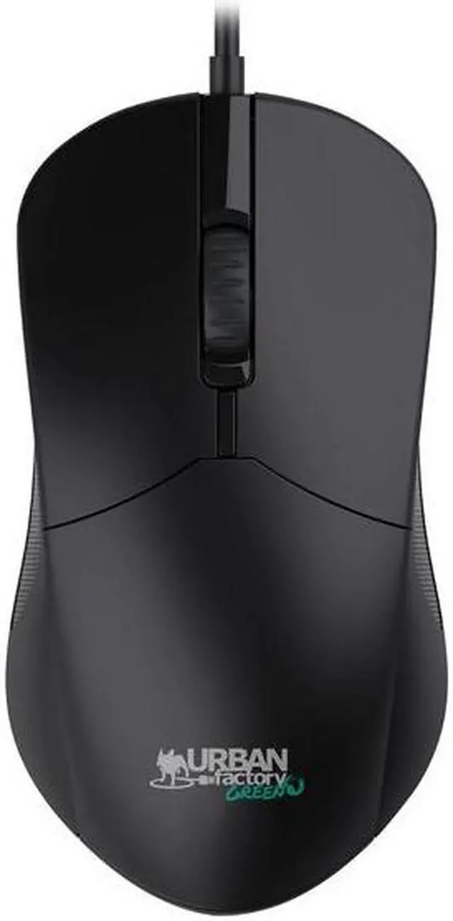 Alt view image 2 of 3 - Urban Factory CYCLEE Eco-Designed Ambidextrous Computer Mouse, Black GWM01UF