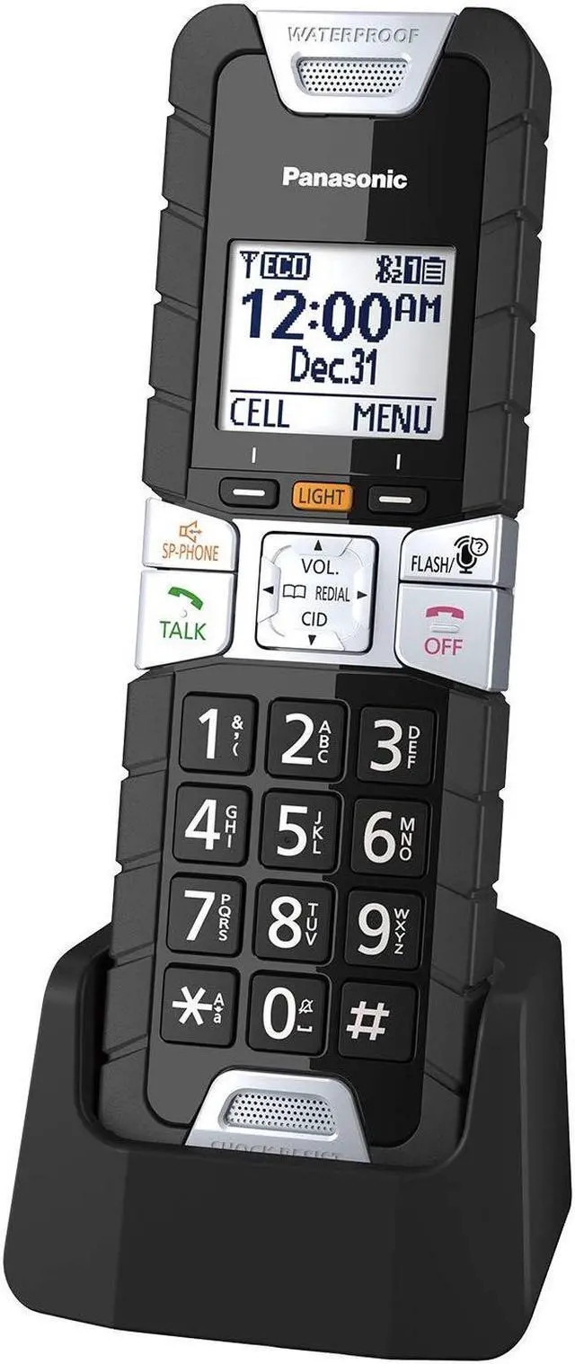 Alt view image 10 of 10 - Panasonic KX-TGTA61B Tough Phone Accessory Handset