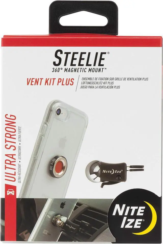 Alt view image 4 of 4 - NITE IZE STVKP-01-R8 Cell Phone Car Mount Kit,Black