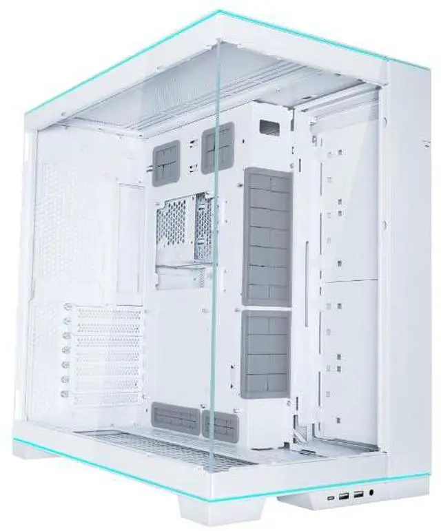 Alt view image 12 of 13 - LIAN LI O11 EVO RGB  White Aluminum / Steel / Tempered Glass ATX Mid Tower Computer Case ----O11DERGBW