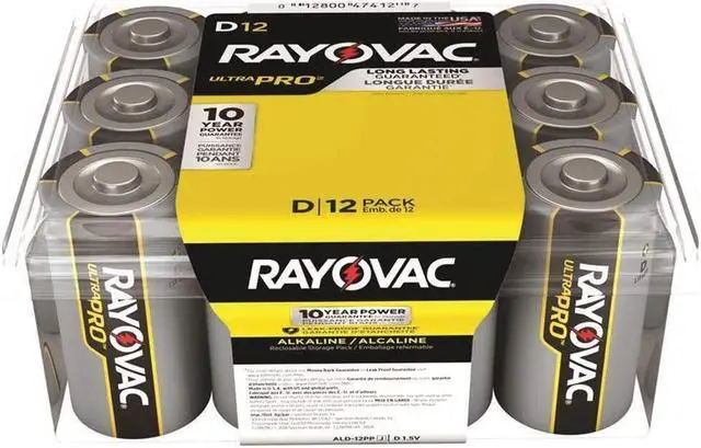 Alt view image 6 of 9 - Ray-O-Vac 12Pk D Pro Battery ALD-12PPJ Unit: PKG