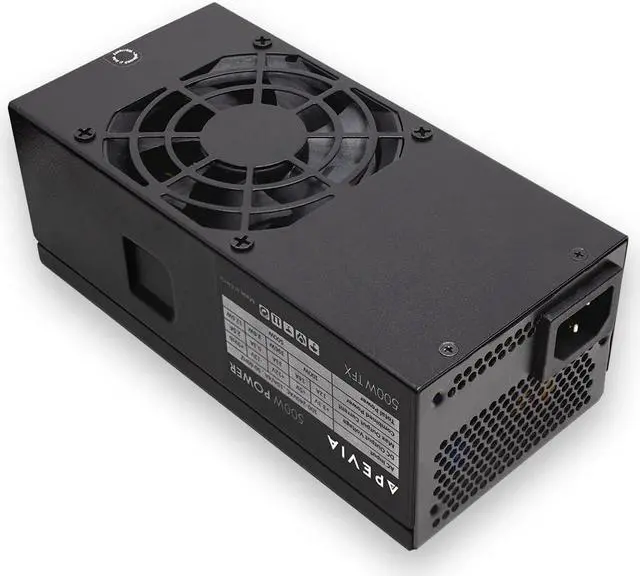 Alt view image 3 of 3 - Apevia TFX-PFC500W TFX 500W Fixed Cables, Full Range Active PFC Computer Power Supply