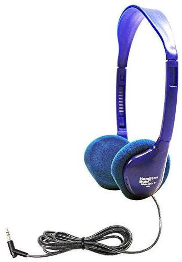 Alt view image 6 of 6 - HamiltonBuhl Kids KIDS-HA2 Personal-Size On-Ear Stereo Headphone – Blue