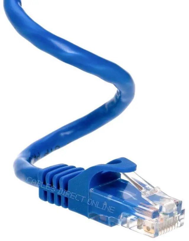 Alt view image 7 of 7 - Cables Direct Online Cat6 75FT Networking RJ45 Ethernet Patch Cable Xbox \ PC \ Modem \ PS4 \ Router - (75 Feet) Blue