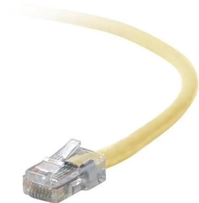 Alt view image 4 of 4 - Belkin A3L791-12-YLW 12 ft. Cat 5E Yellow CAT5E RJ-45M to RJ-45M Yellow Patch Cable