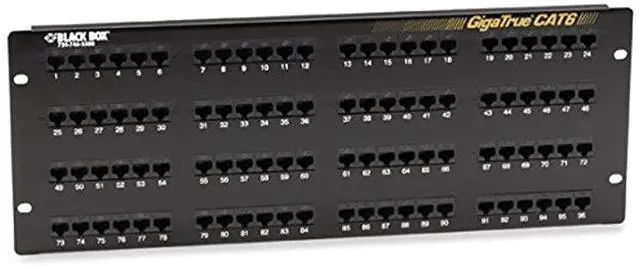 Alt view image 7 of 7 - Black Box JPM614A-R7 Patch Panel
