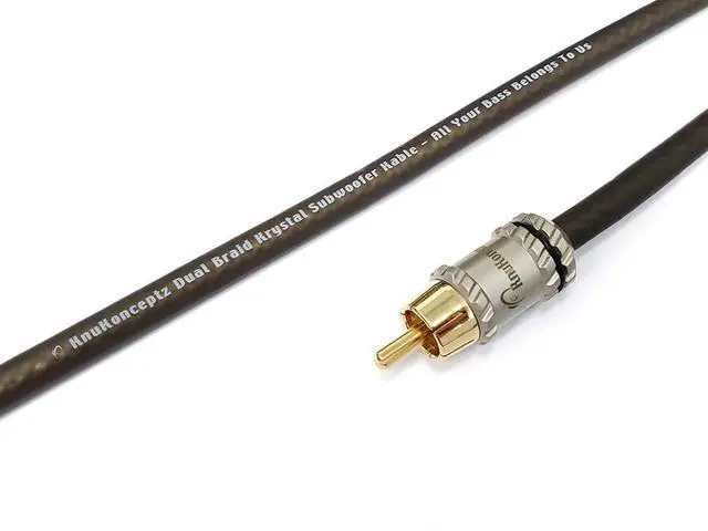 Main image of Krystal Dual Braid OFC Subwoofer RCA Cable (13 Feet)
