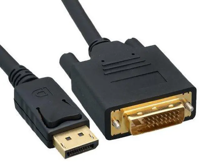 Alt view image 5 of 5 - DisplayPort to DVI Video Cable, DisplayPort Male to DVI Male, 3 foot