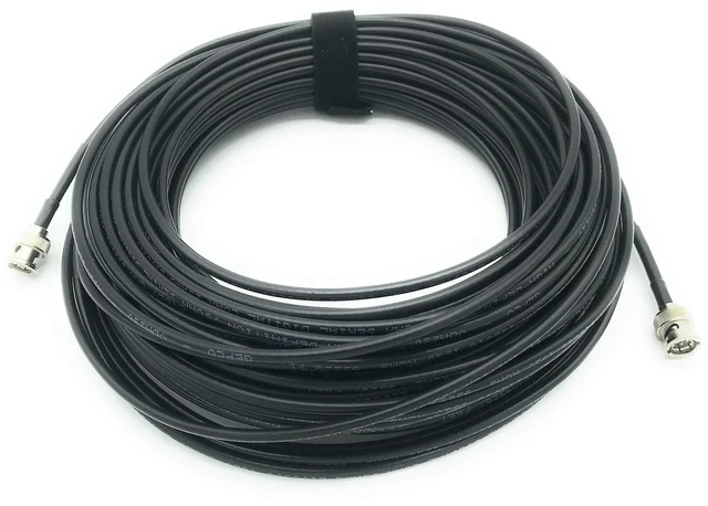 Main image of 3G/6G HD SDI Mini RG59 BNC Cable - Belden 1855a (100ft, Black)