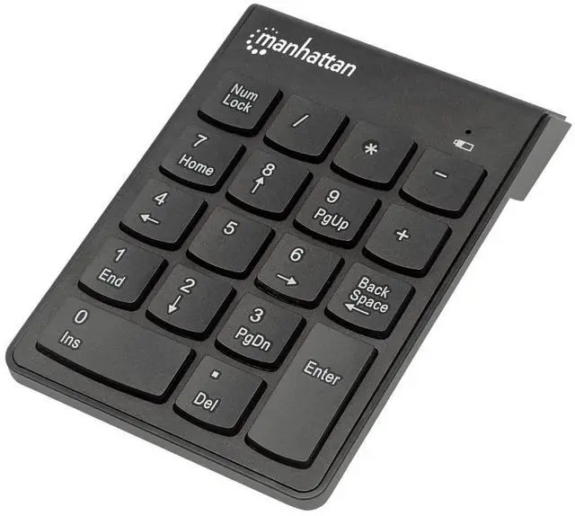 Alt view image 14 of 19 - NUMERIC WIRELESS USB KEYPAD, WITH USB MICRO RECEVIER, 18 FULL-SIZE KEYS, BLACK .