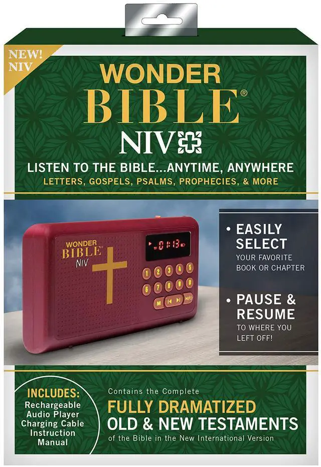 Main image of NIV- The Audio Bible Player That You Can Listen to in English, New International Version, New & Old Testament as Seen On TV