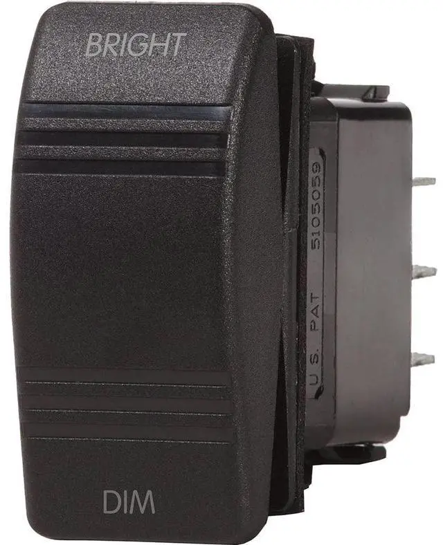 Alt view image 6 of 6 - Blue Sea 8291 Dimmer Control Swith - Black [8291]