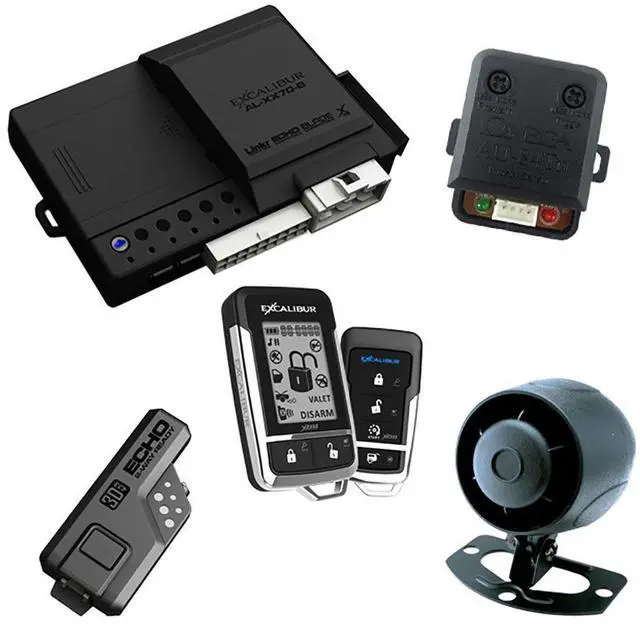 Alt view image 3 of 3 - Excalibur AL-1870-3DB 2-Way Paging Remote Start System New (AL18703DB)