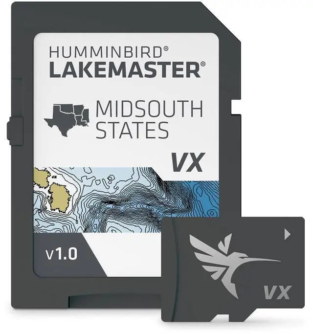 Alt view image 8 of 8 - Humminbird Lakemaster VX Mid-South States microSD