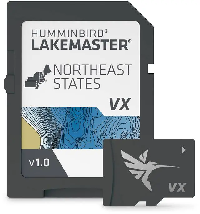 Alt view image 7 of 7 - Humminbird Lakemaster VX Northeast States microSD