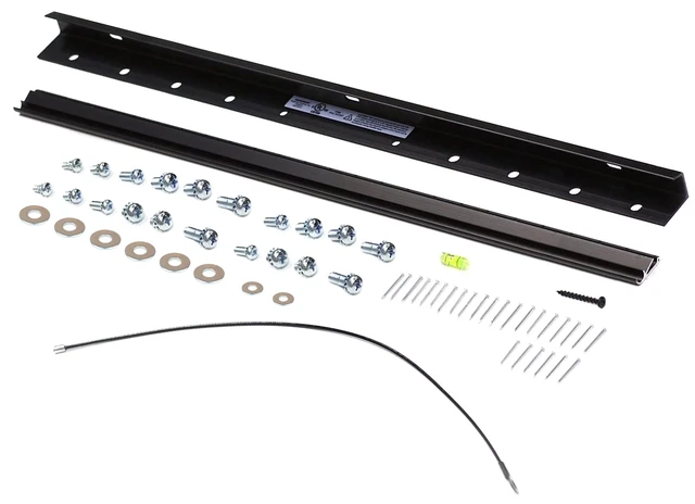 Alt view image 4 of 4 - 26-Inch to 65-Inch No Stud TV Hanger Low Profile LCD Flat Screen Wall Mount Up to 80lbs No Drill No Screws No Wall Damage (2-Pack) S-2065-2