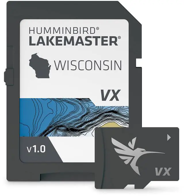 Alt view image 8 of 8 - Humminbird Lakemaster VX Wisconsin microSD