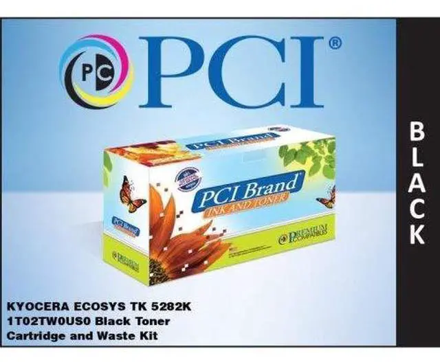 Main image of PCI Brand Kyocera TK-5282K-PCI New Compatible Replacement For Kyocera TK-5282K Black Toner Cartridge 13000 Page Yield