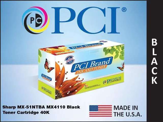 Alt view image 2 of 2 - Premium Compatibles Toner Cartridge - Replacement for Sharp (MX51NTBA) - Black