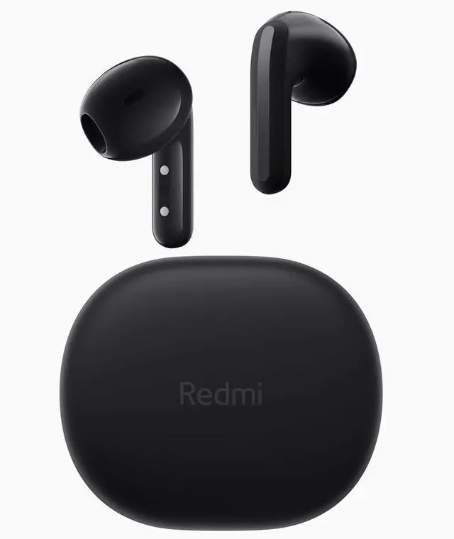 Main image of Xiaomi Redmi Buds 4 Lite TWS Wireless Earbuds, Bluetooth 5.3 Low-Latency Game Headset with AI Call Noise Cancelling, IP54 Waterproof, 20H Playtime, Lightweight Comfort Fit Headphones, Black