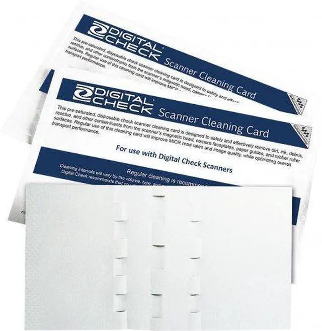 Main image of Digital Check Scanner Cleaning Card Featuring Waffletechnology