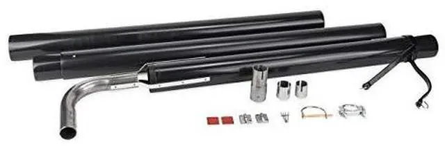 Alt view image 11 of 11 - camco black 44461 genturi generator exhaust system