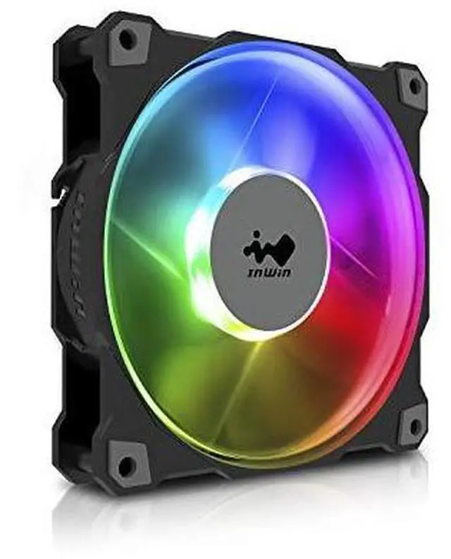 Alt view image 15 of 16 - in win jupiter aj120 high air flow addressable rgb fan kit 120mm (triple pack)