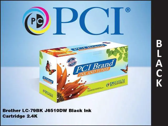 Main image of PCI Brand Brother LC79BK-RPC ECO-Friendly Sustainable Remanufactured Brother LC-79BK LC79BK Black InkJet Cartridge
