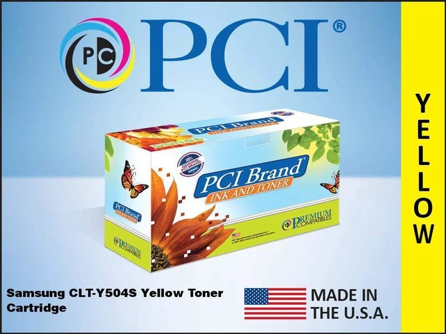 Alt view image 3 of 3 - PCI Compatible Yellow Toner Cartridge (Alternative for HP CLT-Y504S/Samsung SU506A)