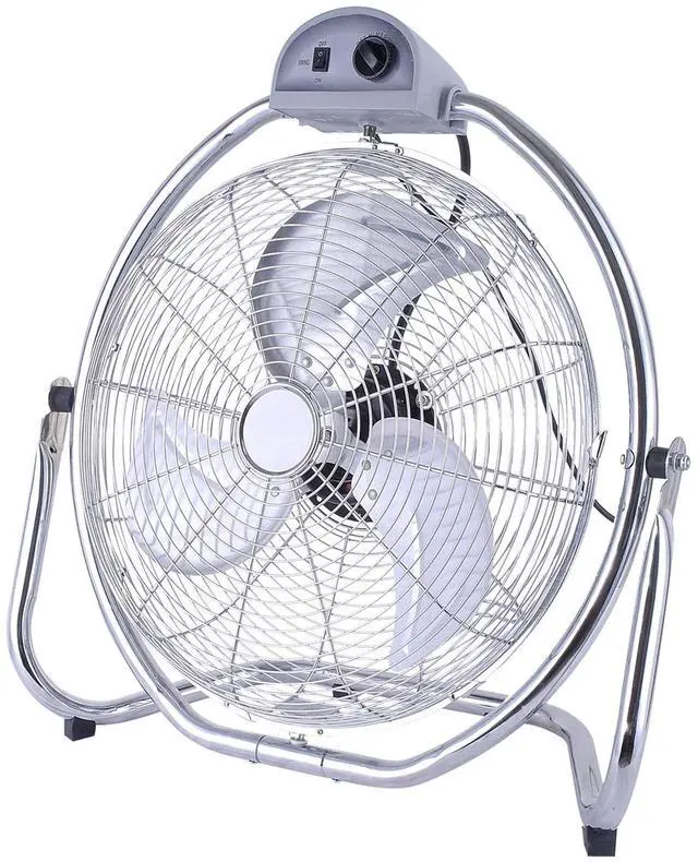 Alt view image 9 of 9 - Optimus F-4208 20 Inch Grade Oscillating High Velocity Fan with Chrome Grill
