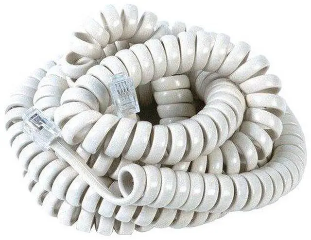 Alt view image 9 of 9 - RCA TP282WR Handset Coil Cord (25ft)