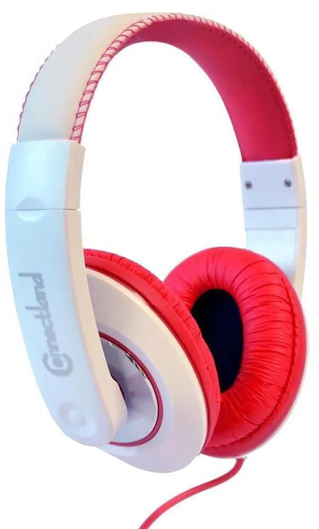 Alt view image 12 of 13 - SYBA Red/White CL-AUD63080 3.5mm Connector Binaural Headphone
