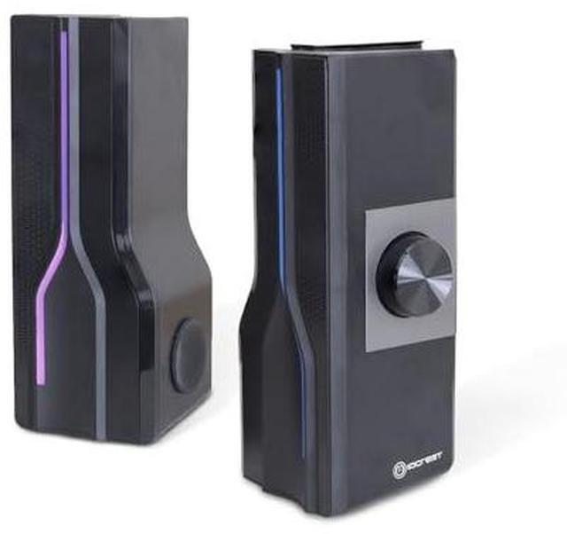 Alt view image 8 of 9 - Desktop USB Powered 2-1 RGB Stereo Sound Bar