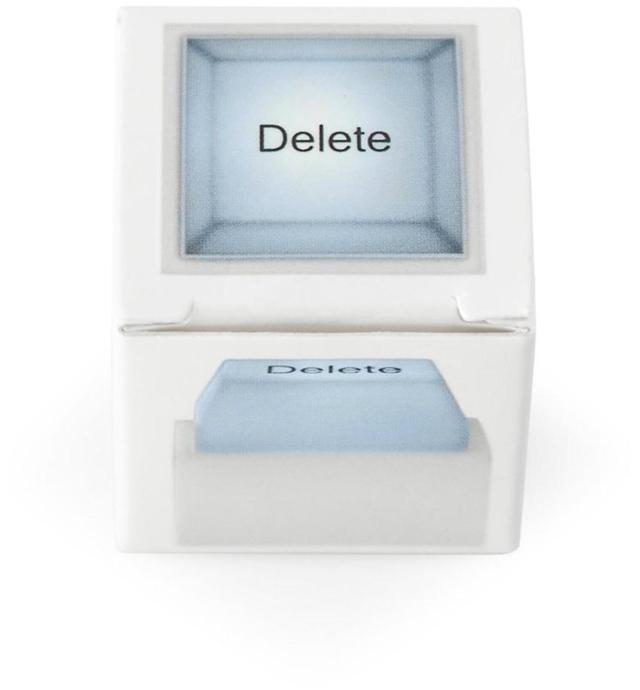 Main image of White LED Delete Keyboard with Bright Your Keys & Batteries Included