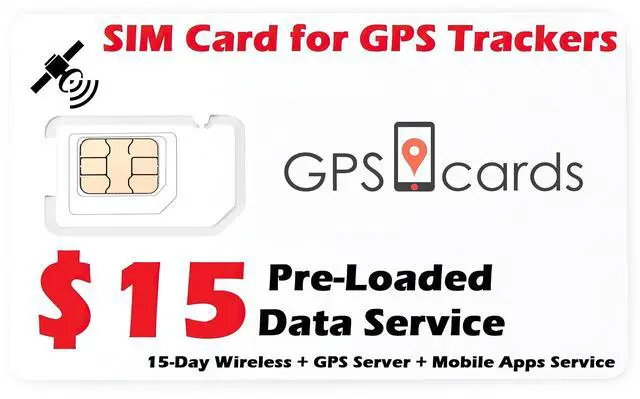 Main image of GPS SIM card for Tracker with American App Gps cards & Smooth Tracking