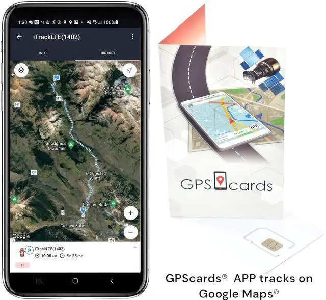 Alt view image 3 of 3 - Global SIM Card for TTU-2820 Series Tracker for Cars + Built-in GPS Platform