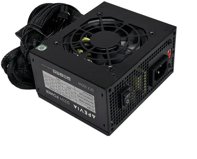 Alt view image 7 of 7 - Apevia SFXAP500W 500W SFX Power Supply