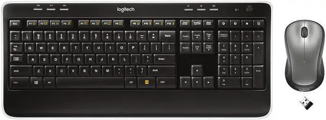 Alt view image 14 of 14 - Logitech 920-002595 Wireless Desktop MK520 Keyboard and Mouse Combo